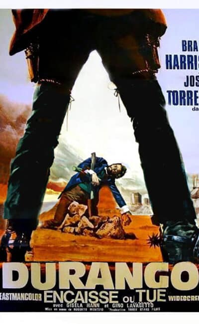 Durango encaisse ou tue : affiche française du film