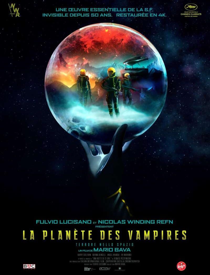 La planète des vampires, affiche de la reprise