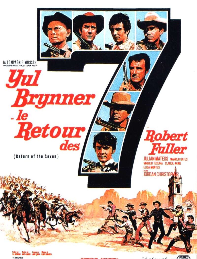 Le retour des Sept, l'affiche