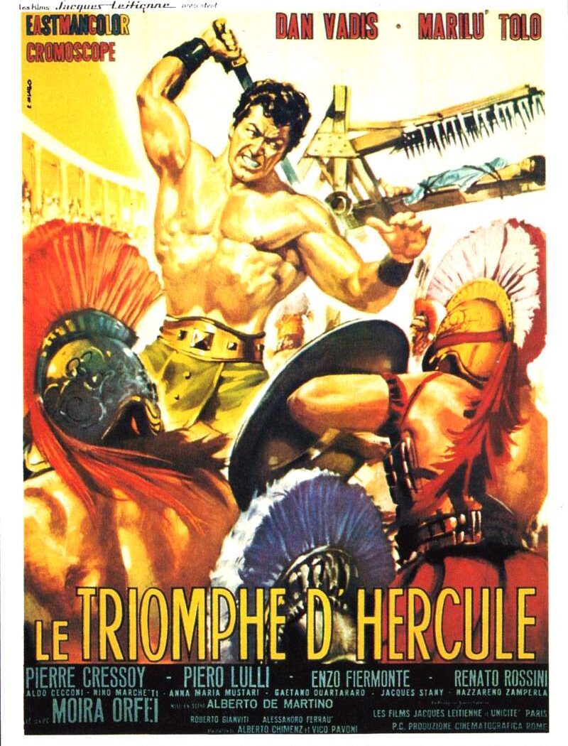 Le triomphe d'Hercule, l'affiche