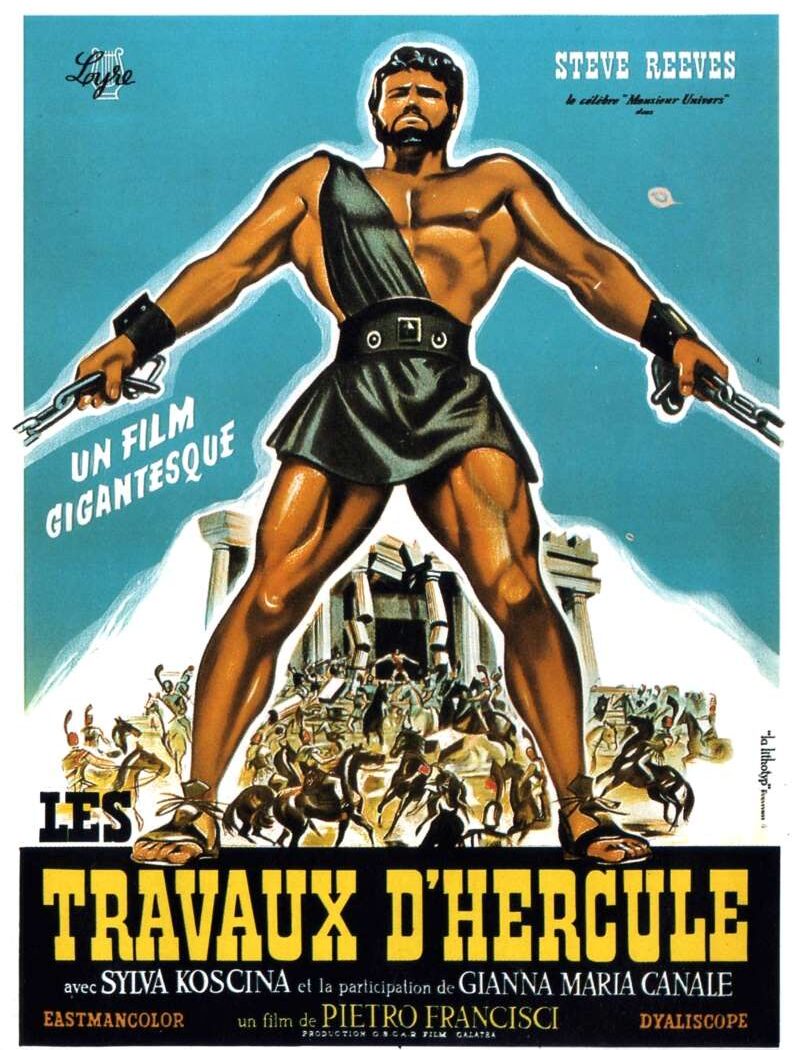 Les travaux d'Hercule, l'affiche