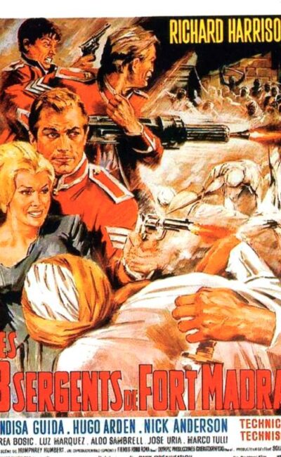 Les trois sergents de fort Madras, l'affiche