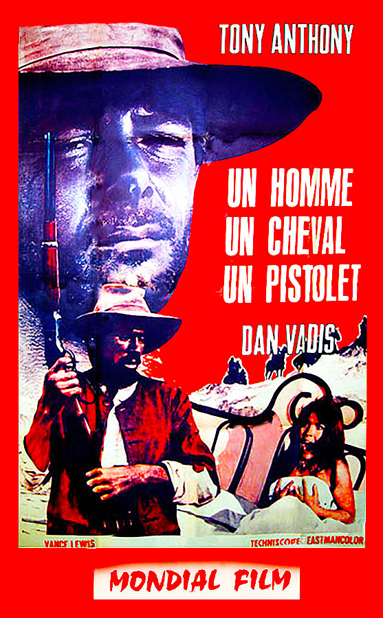 Affiche cinéma Un homme, un cheval et un fusil