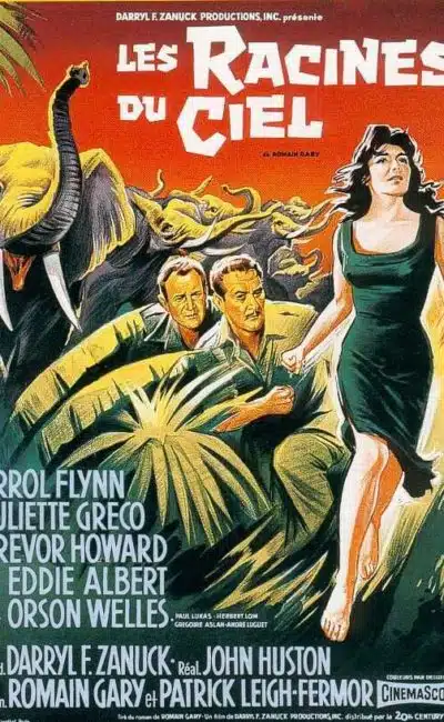 Affiche française des Racines du ciel de John Huston