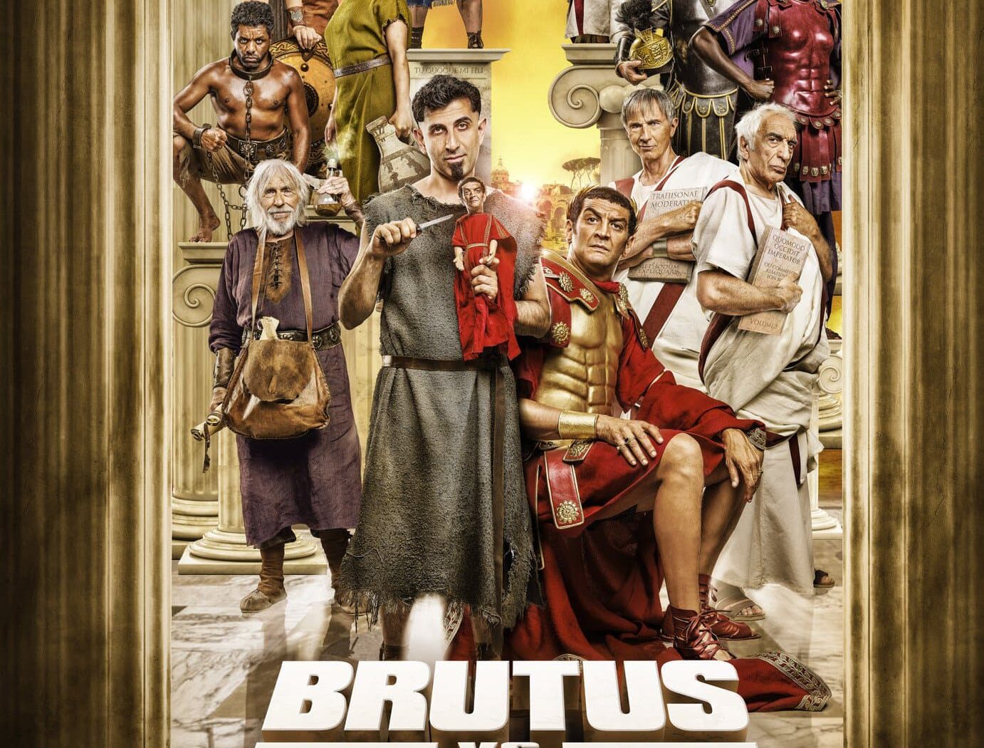 Brutus Vs César, affiche Cover Amazon