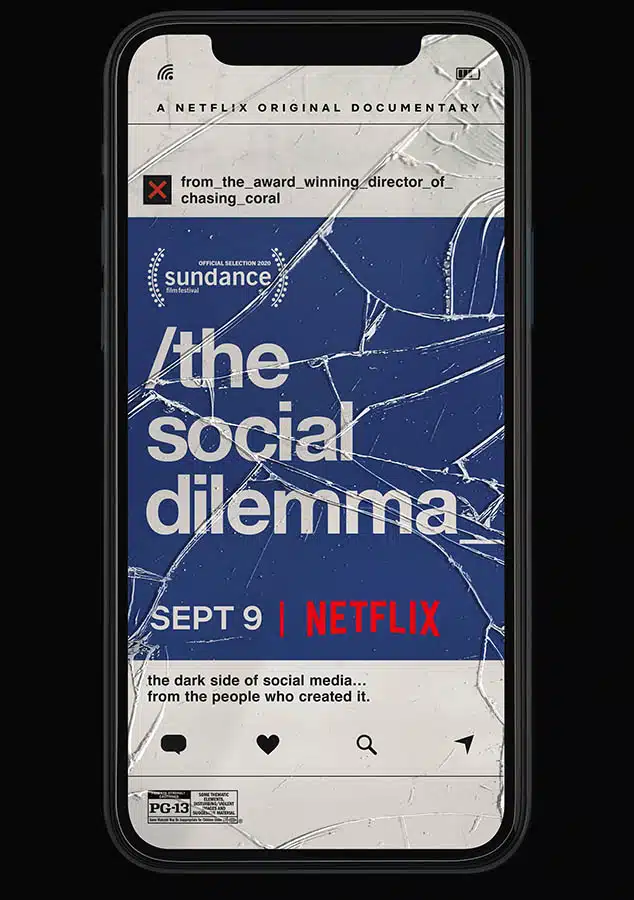 Derrière nos écrans de fumée, affiche de The Social Dilemma