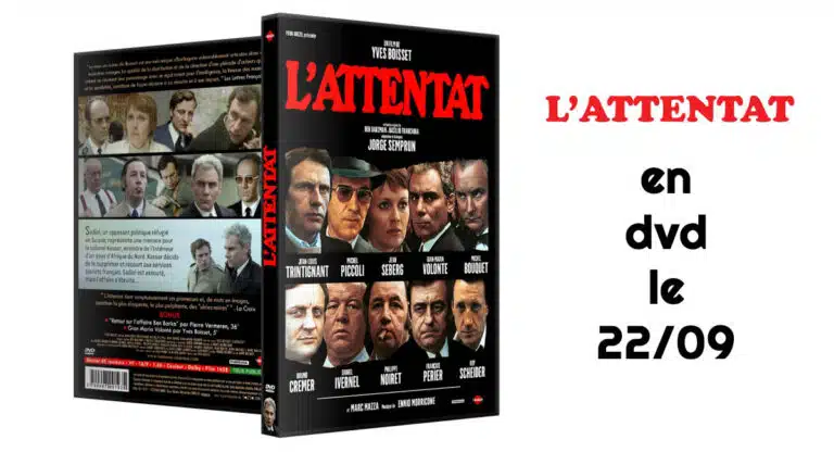 L’attentat de Yves Boisset en DVD
