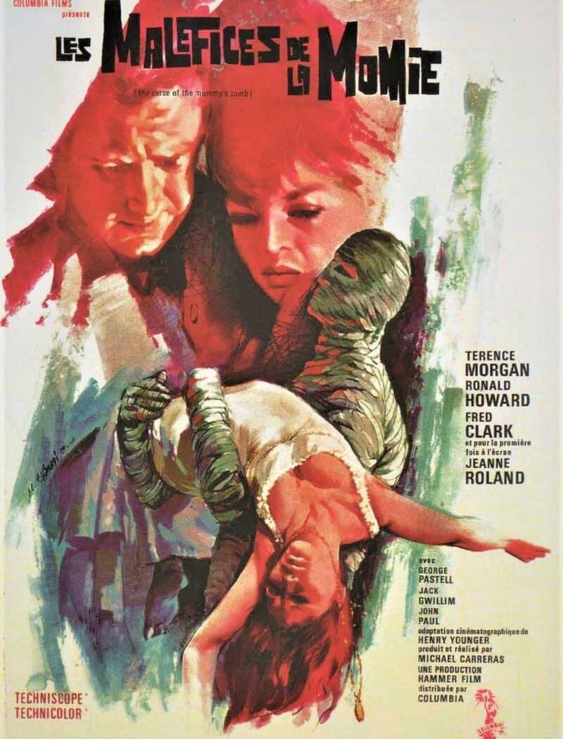 Les maléfices de la momie, l'affiche