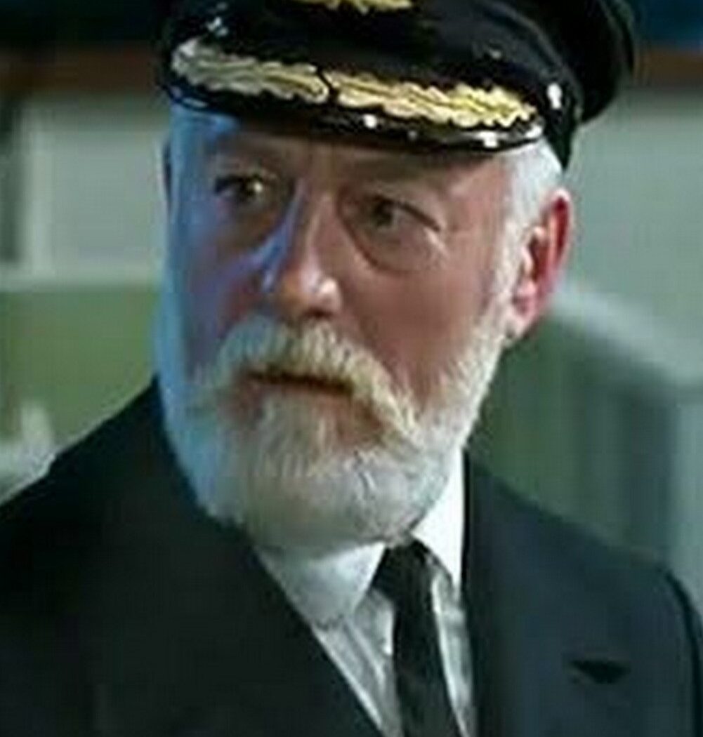 Bernard Hill dans "Titanic" (1997) de James Cameron