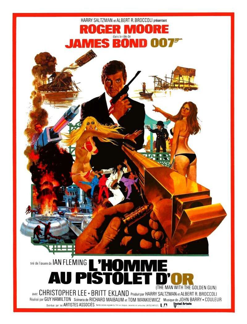 L'homme au pistolet d'or, l'affiche
