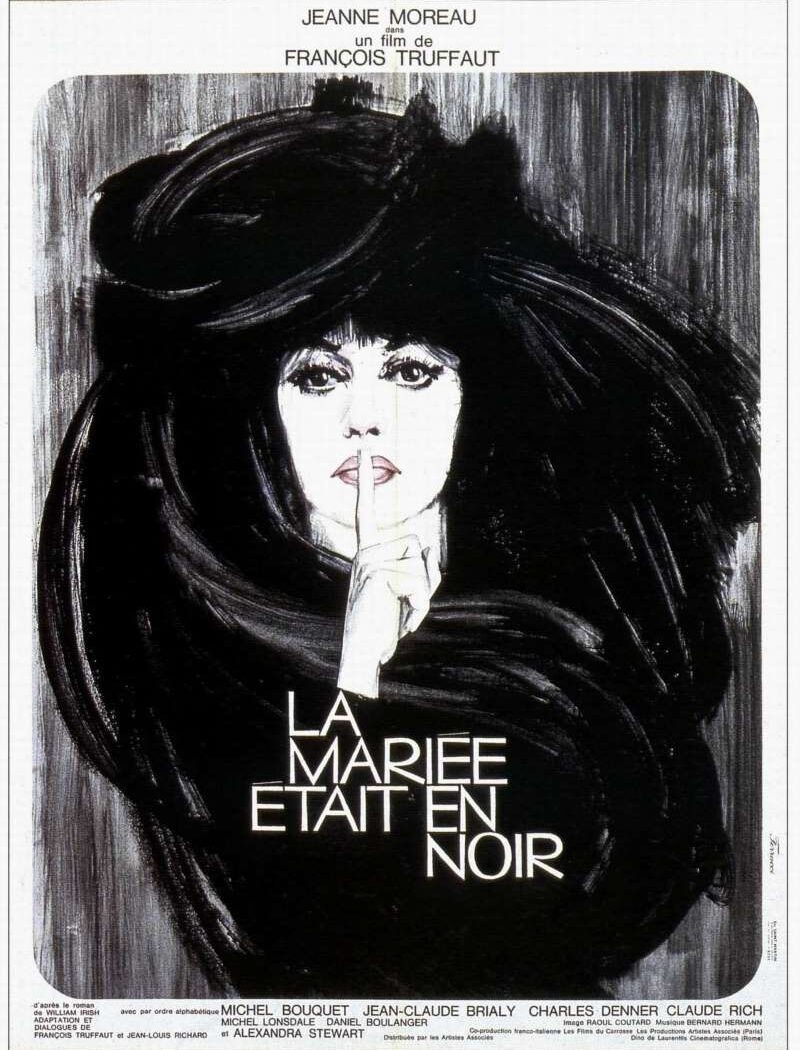 La mariée était en noir, l'affiche