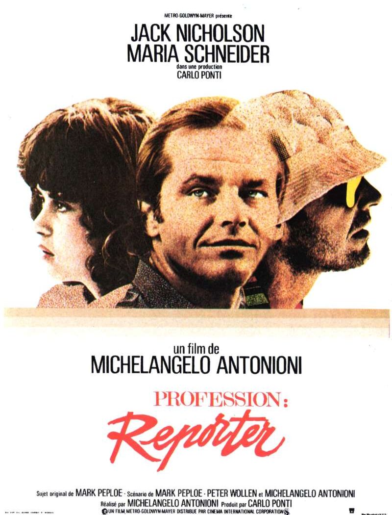 Profession : reporter, l'affiche