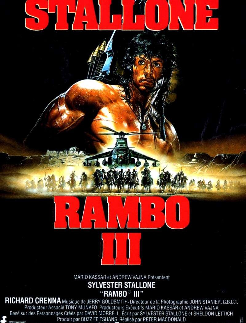 Rambo 3, l'affiche