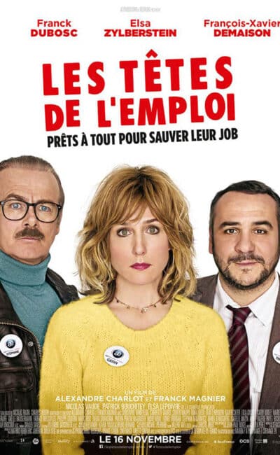 Les têtes de l'emploi : affiche du film