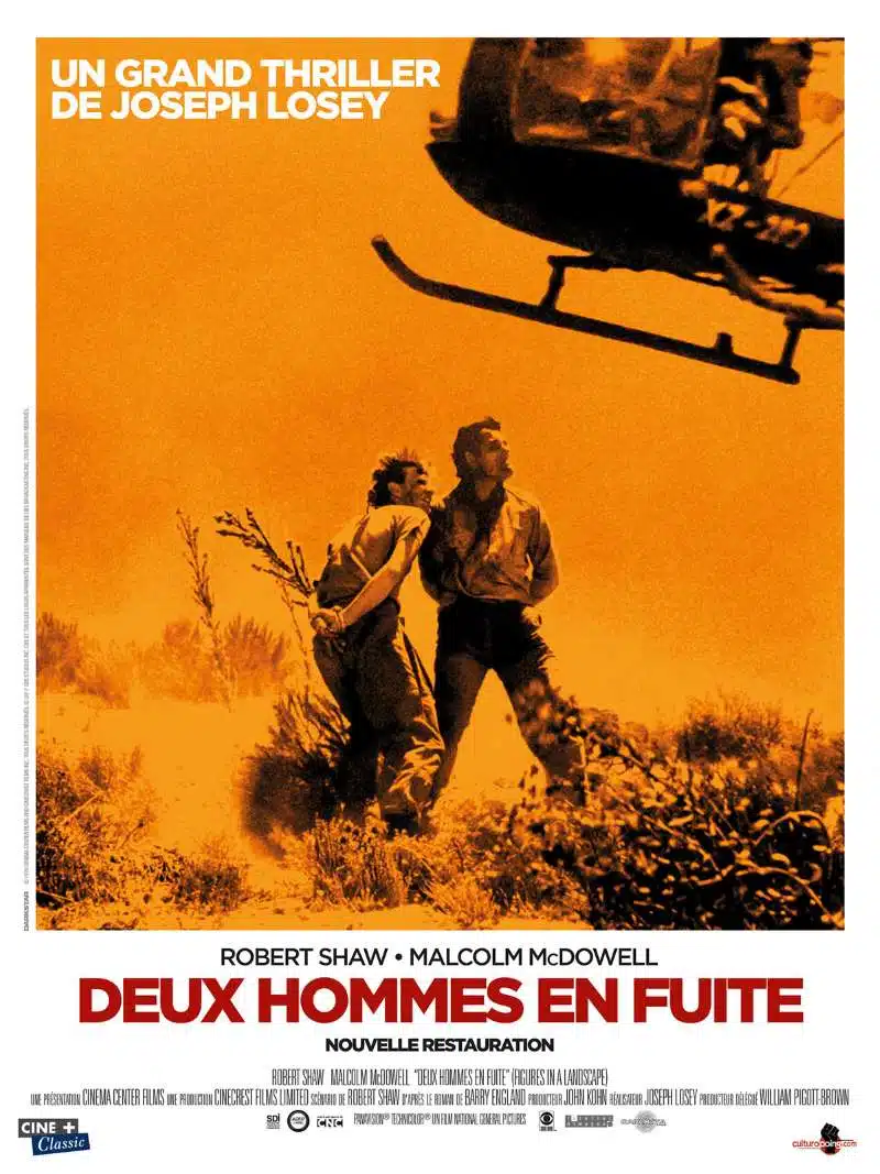 Deux hommes en fuite, l'affiche de la reprise