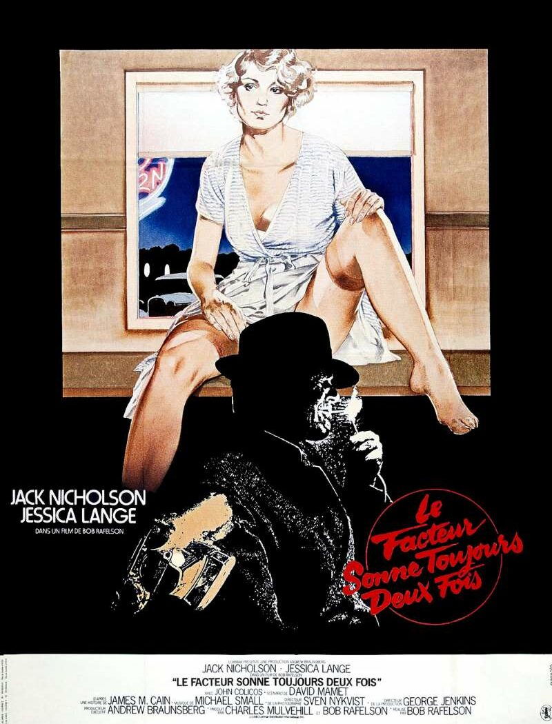 Le facteur sonne toujours deux fois, l'affiche du film de 1981