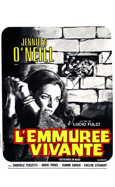 L'emmurée vivante, affiche française