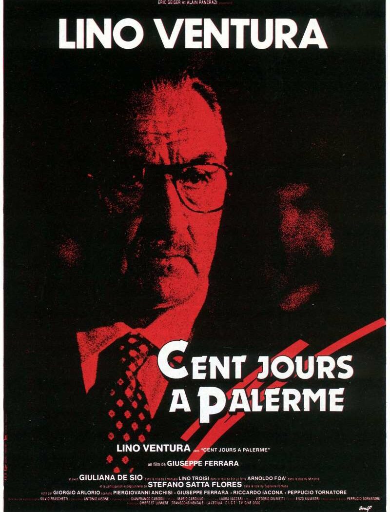 Cent jours à Palerme, l'affiche