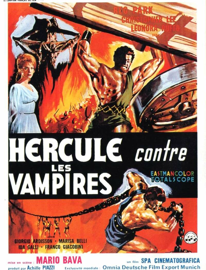 Hercule contre les vampires, l'affiche