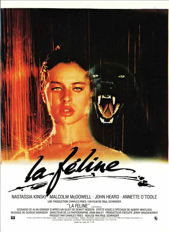 La Féline avec Nastassja Kinski, affiche