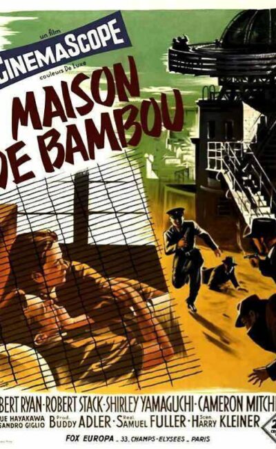 Maison de bambou, l'affiche