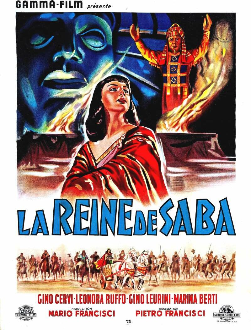 La reine de Saba, l'affiche