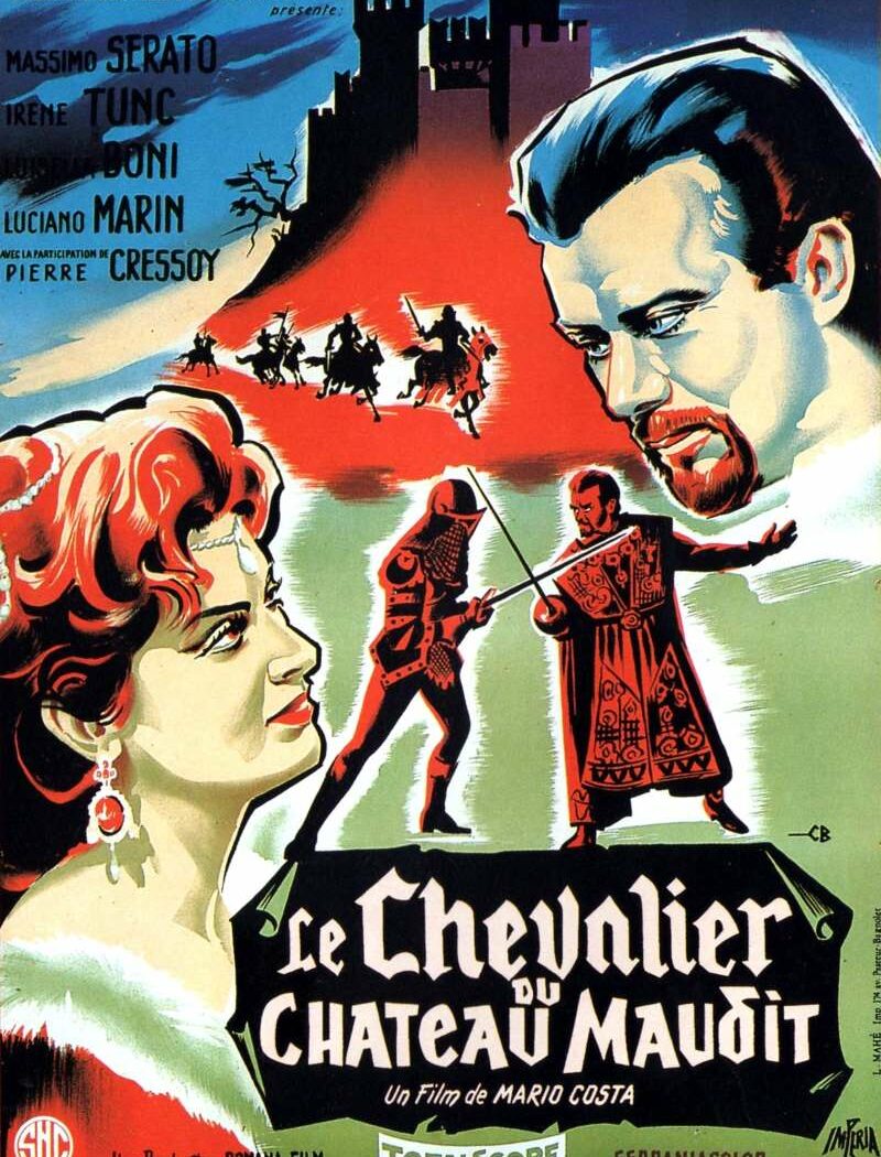 Le chevalier du château maudit, l'affiche