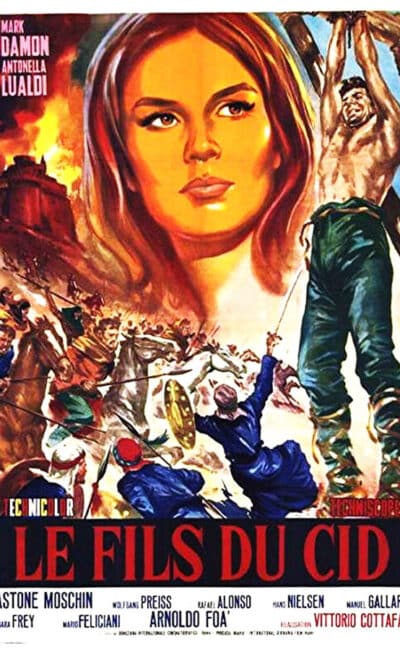 Le fils du Cid, affiche cinéma de Les cent cavaliers