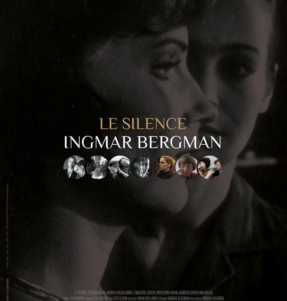 Affiche française (reprise) du Silence d'Ingmar Bergman
