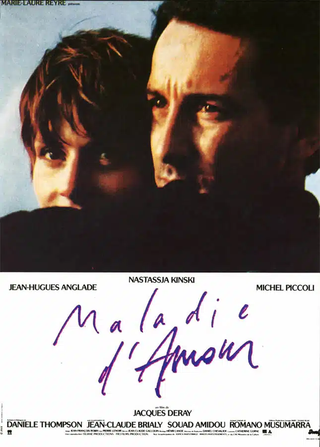 Maladie d'amour, affiche du film de Jacques Deray