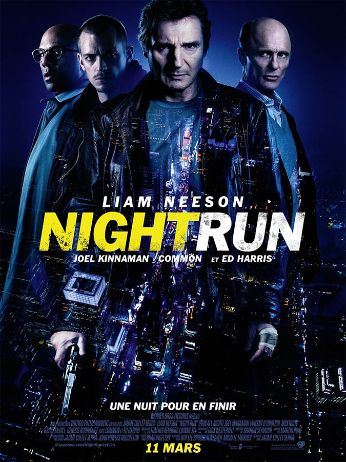 Affiche de Night Run, avec Liam Neeson