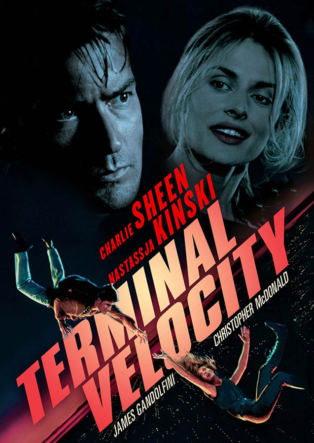 Terminal Velocity, cover VOD du film d'action avec Charlie Sheen et Nastassja Kinski