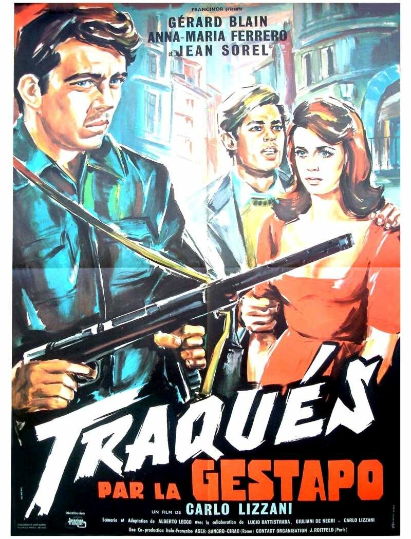 Traqués par la gestapo, l'affiche