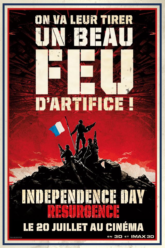 Independence Day Resurgence affiche du 14 juillet