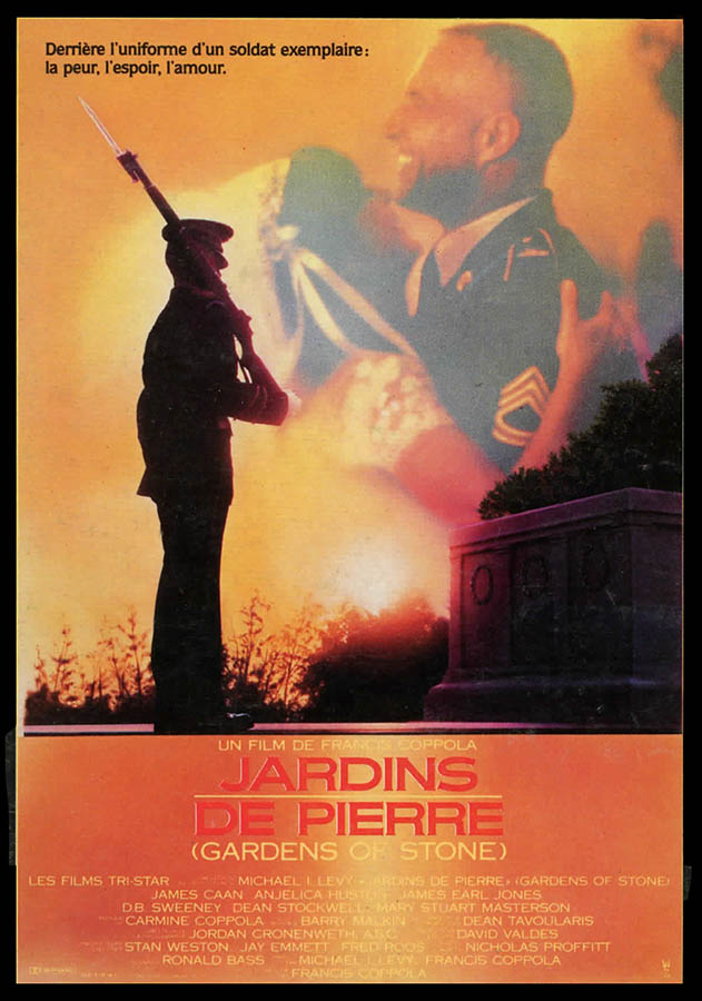 Jardins de pierre, affiche du film