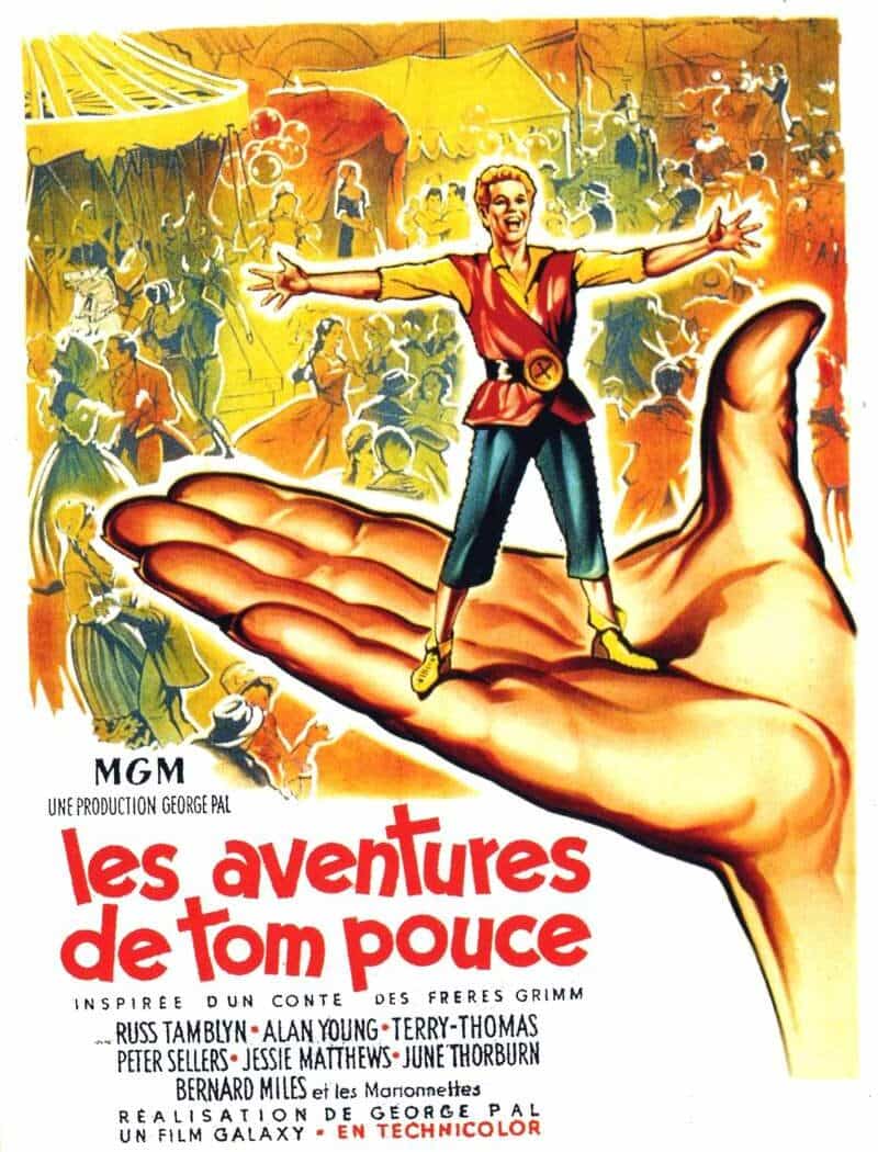 Les aventures de Tom Pouce, l'affiche