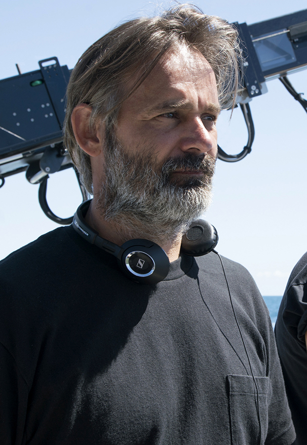 Le réalisateur Baltasar Kormakur sur le tournage de A la dérive (Adrift)