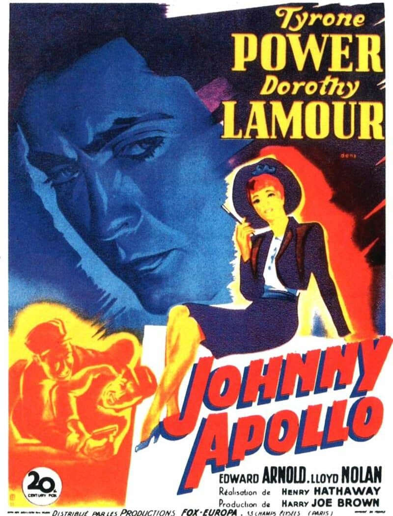 Johnny Apollo, l'affiche