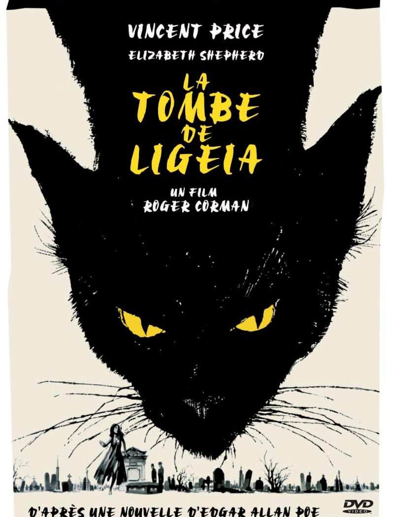 La tombe de Ligeia, la jaquette DVD