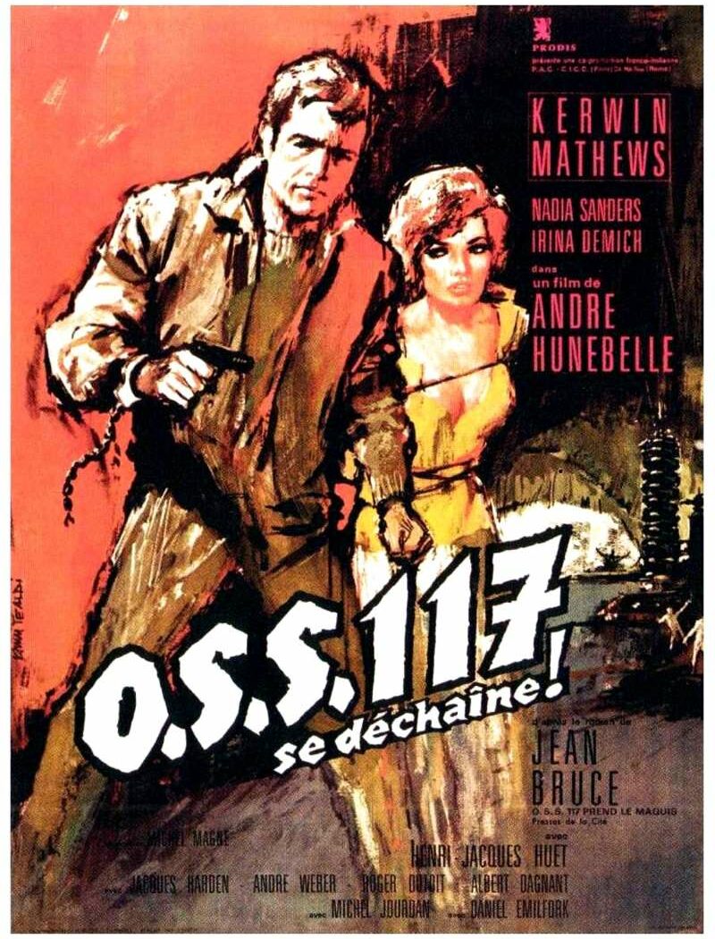 OSS 117 se déchaîne, l'affiche
