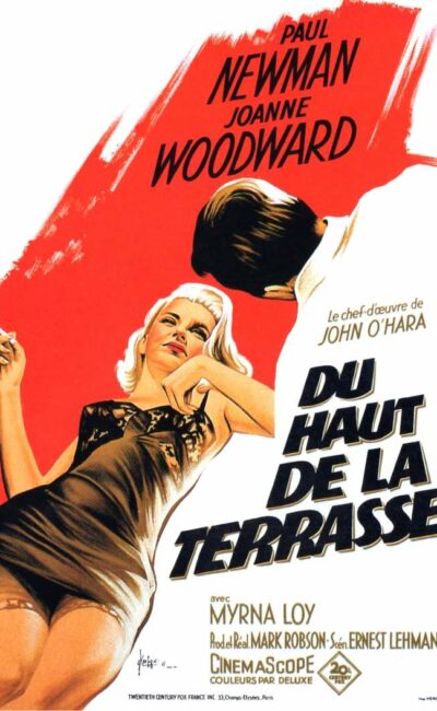 Du haut de la terrasse, l'affiche