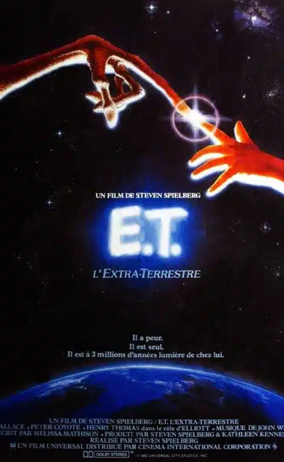 Affiche française de E.T. de Steven Spielberg