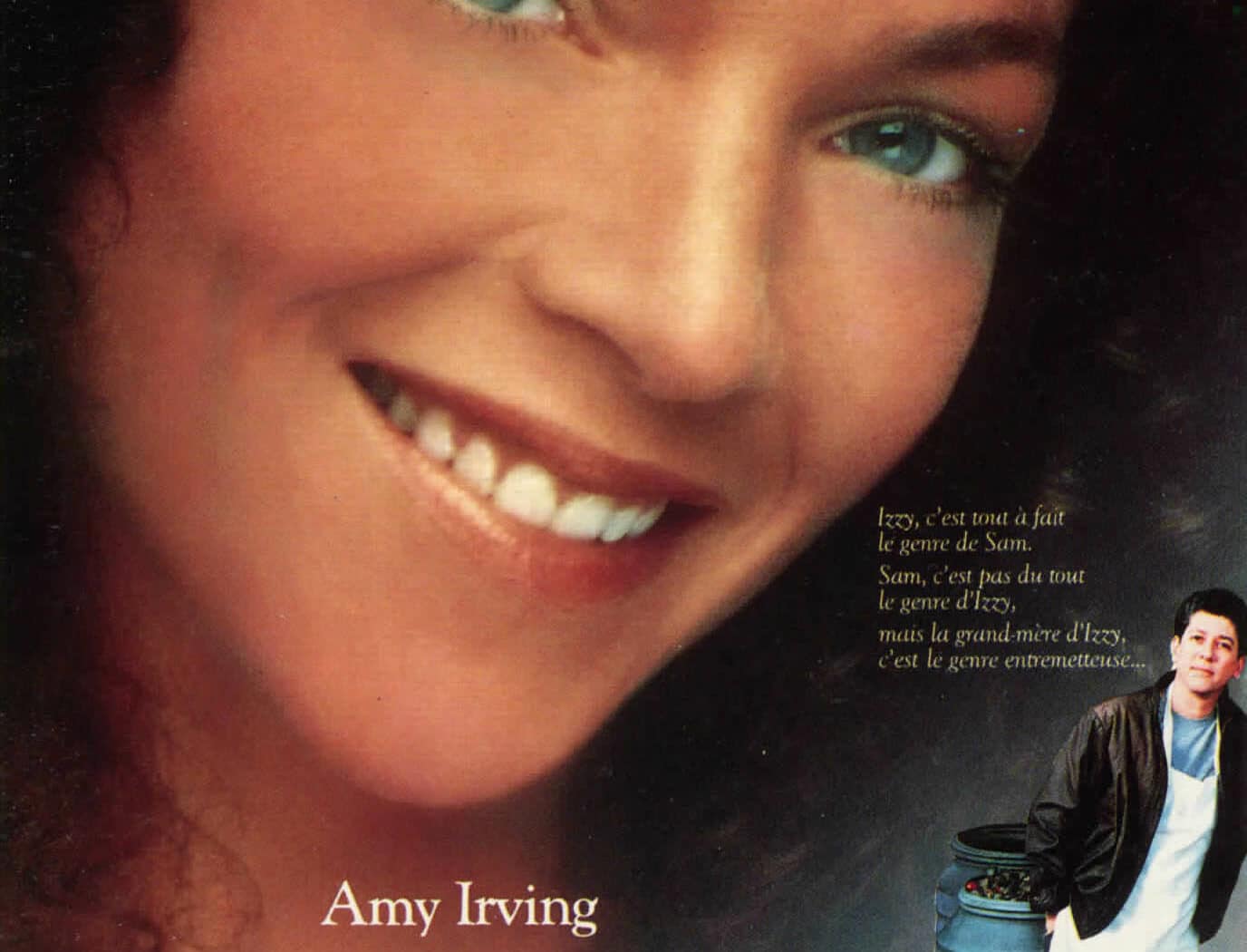 Amy Irving dans Izzy & Sam, affiche du film
