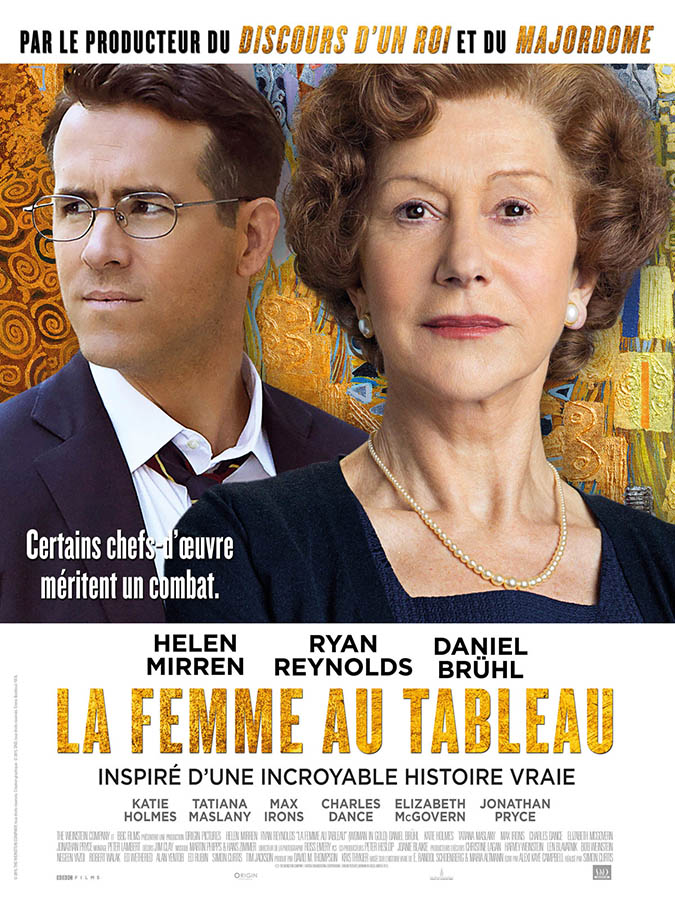 La femme au tableau, affiche du film de Simon Curtis
