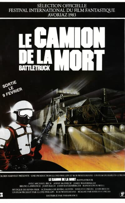 Le camion de la mort (Battletruck), l'affiche du film