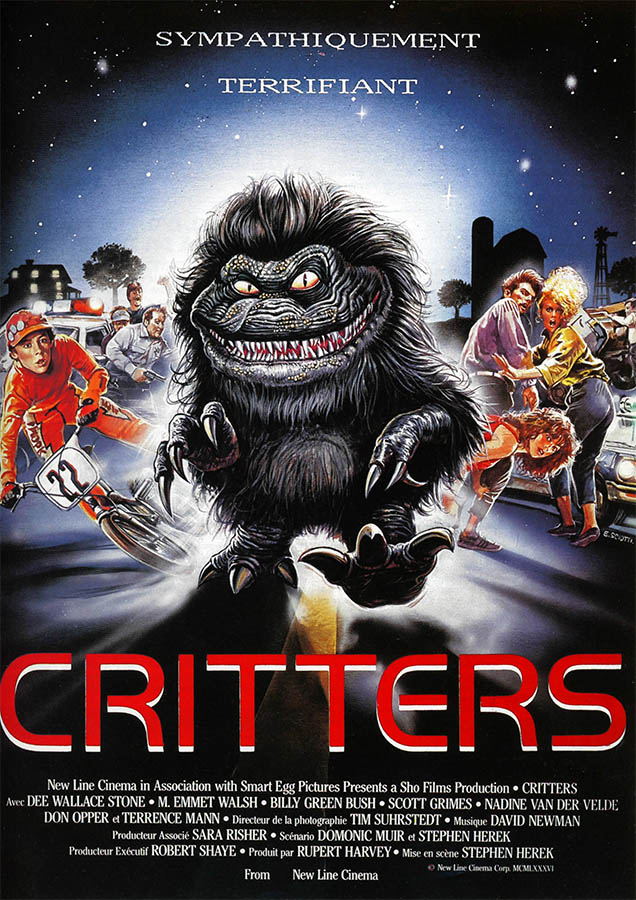 Critters 1, affiche de Sciotti - Poster France