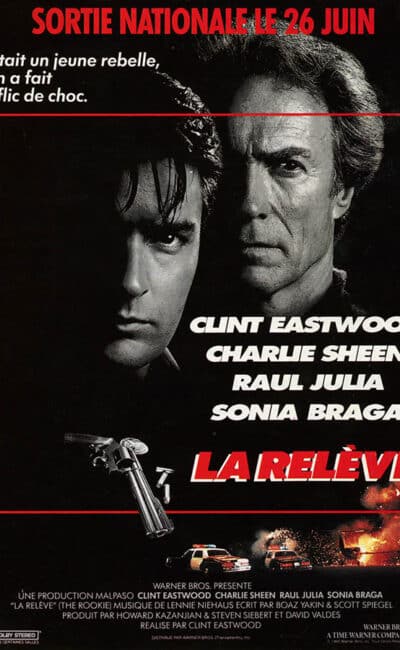 La relève de Clint Eastwood, avec Charlie Sheen, affiche du film