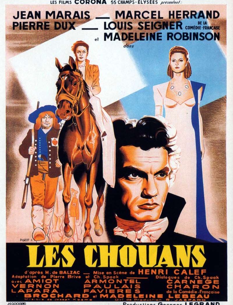 Les chouans, l'affiche