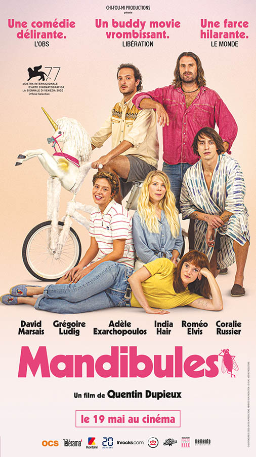 Affiche de Mandibules (Post), film de Quentin Dupieux