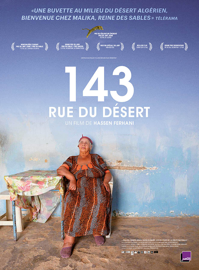 143 rue du désert, affiche du film de Hassen Ferhani